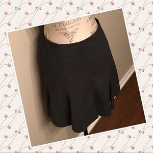 Express Grey Pleated Skirt